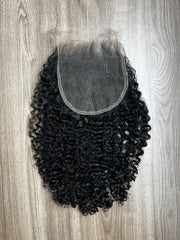 16” Kinky Curly Closure