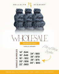 Indonesian Single Bundle Sale (MOQ OF 6 BUNDLES REQUIRED)